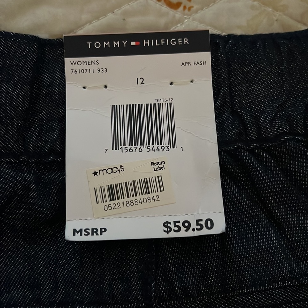 Tommy Hilfiger Denim shorts, size 12 - Picture 3 of 4